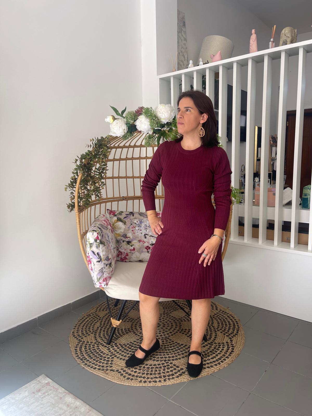 Vestido Kate JDY - Bordô