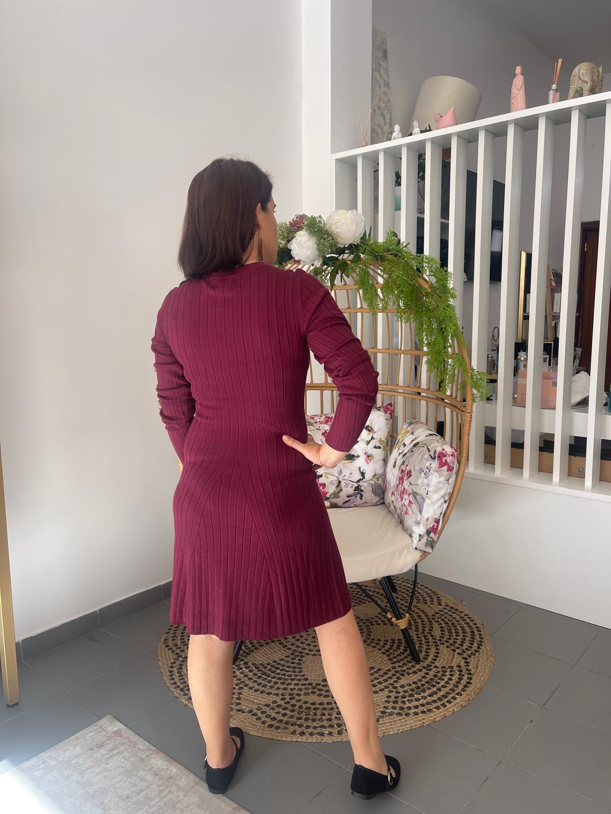 Vestido Kate JDY - Bordô