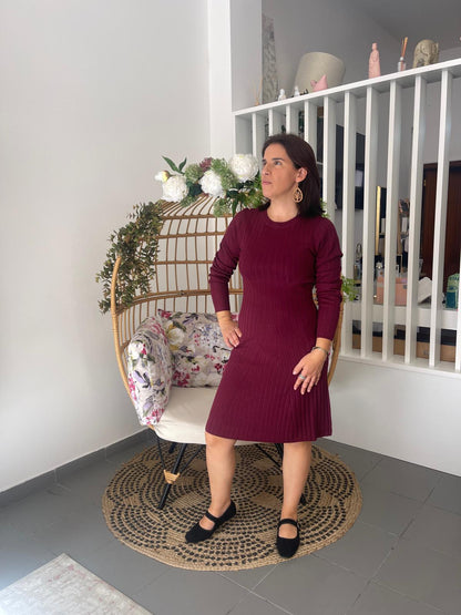 Vestido Kate JDY - Bordô